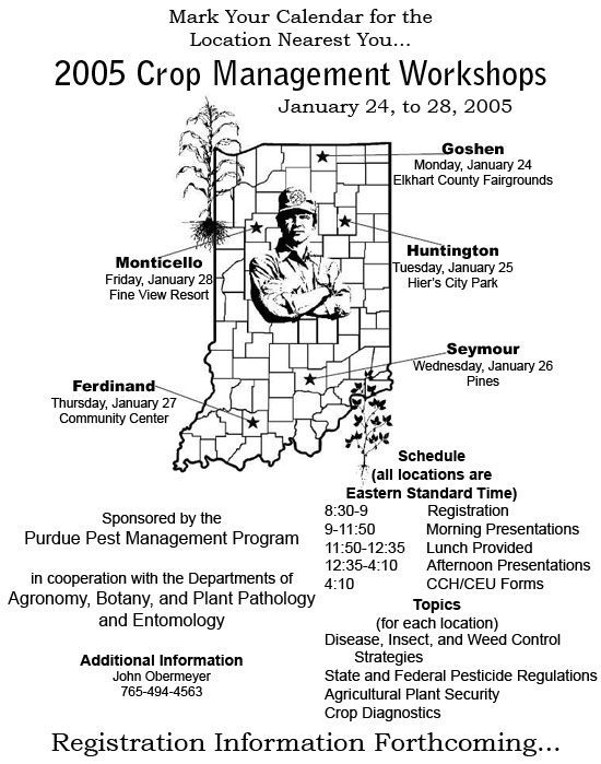 2005 Crop Management Workshops