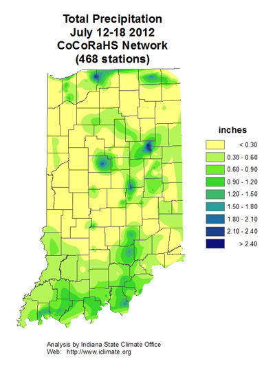 Accumulated precipitation