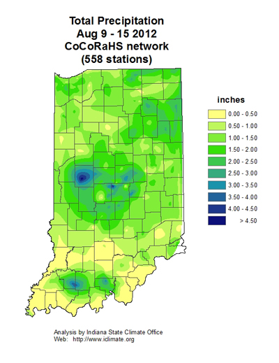 Accumulated precipitation