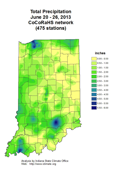 total precipitation