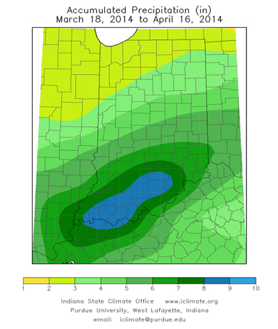 accumulated precipitation